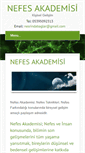 Mobile Screenshot of nefesakademisi.com